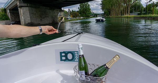 Champagne Gardet et BoBoat